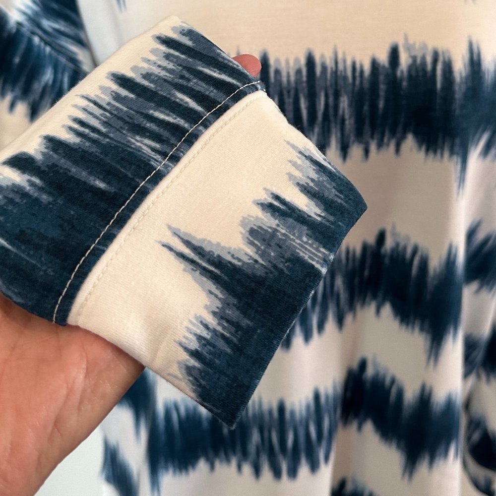 STYLE & CO Stripe French Terry Sweatshirt - Picture 4 of 8